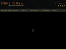 Tablet Screenshot of johnrgarey.com